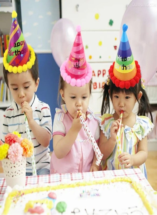VTL Birthday Party Whistles for Kids - Colorful Blow Horns Noise Makers | Fun Party Favors for Birthdays, Celebrations & Events | Safe Plastic Whistles | Pack of 10 - Image 5